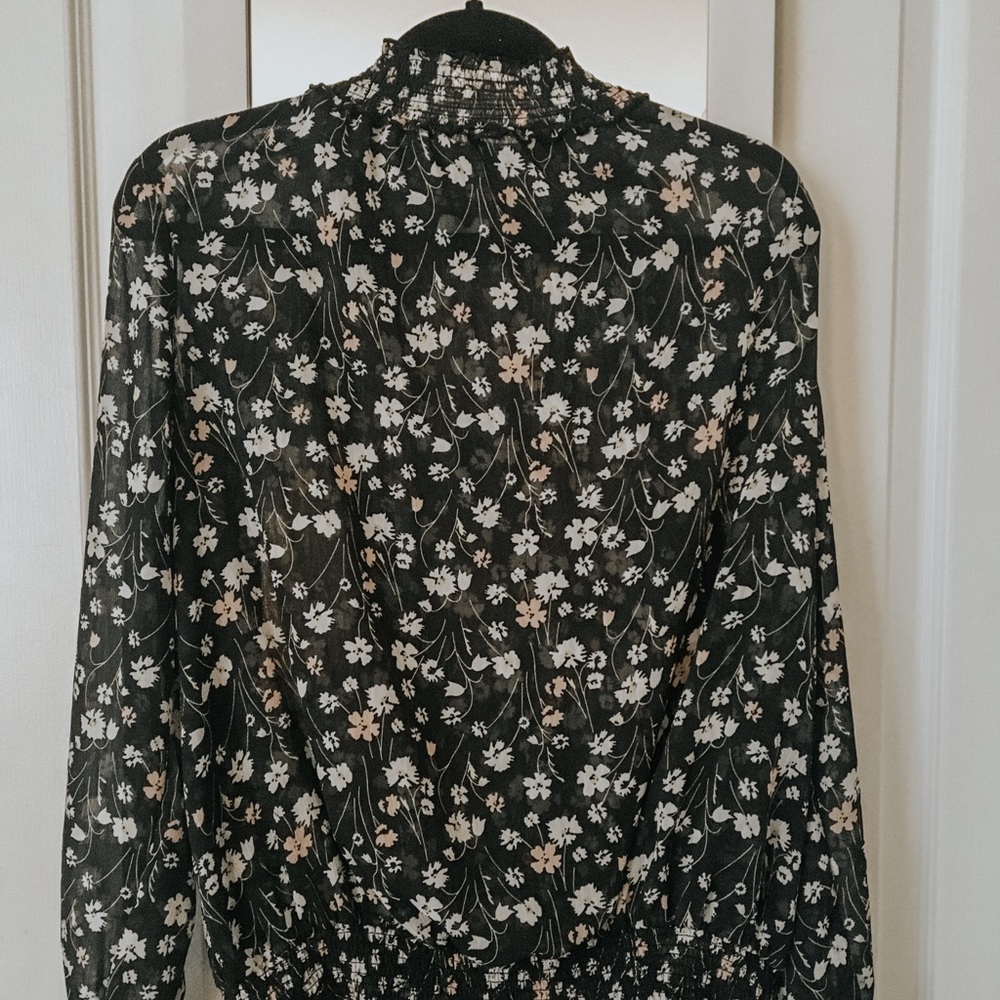 Collared Long Sleeve Top